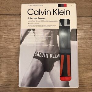 Calvin Klein Intense Power Hip Briefs - Pack of 3